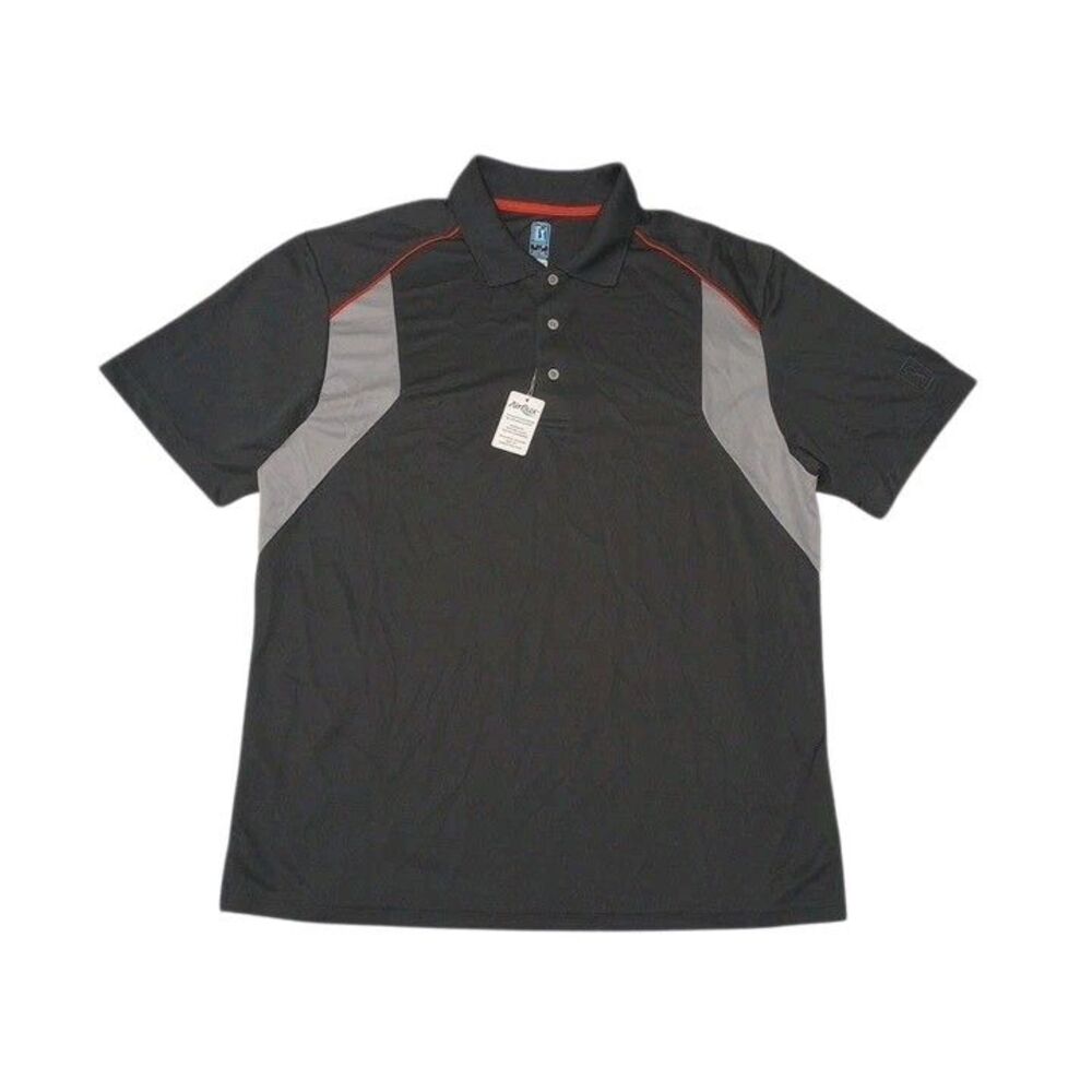 PGA Tour Men's XL Polo Shirt Air Flux NEW WITH TAGS Short Sleeve 100% Polyester
